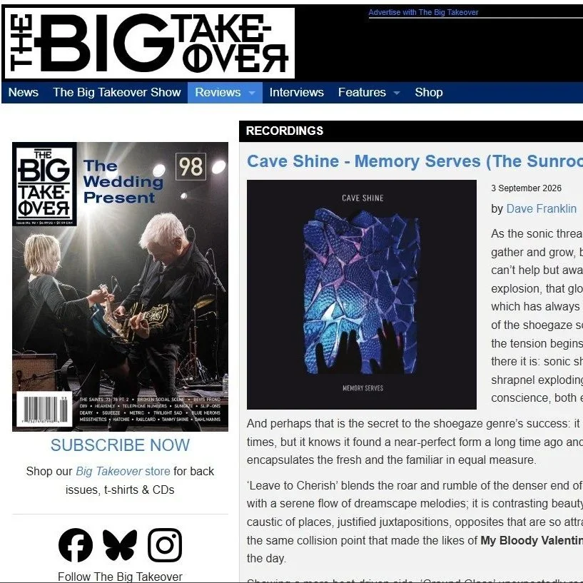 The Big Take Over Talks Memory Serves