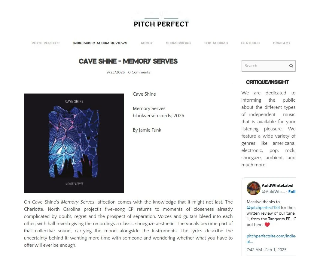 Pitch Perfect Reviews Cave Shine