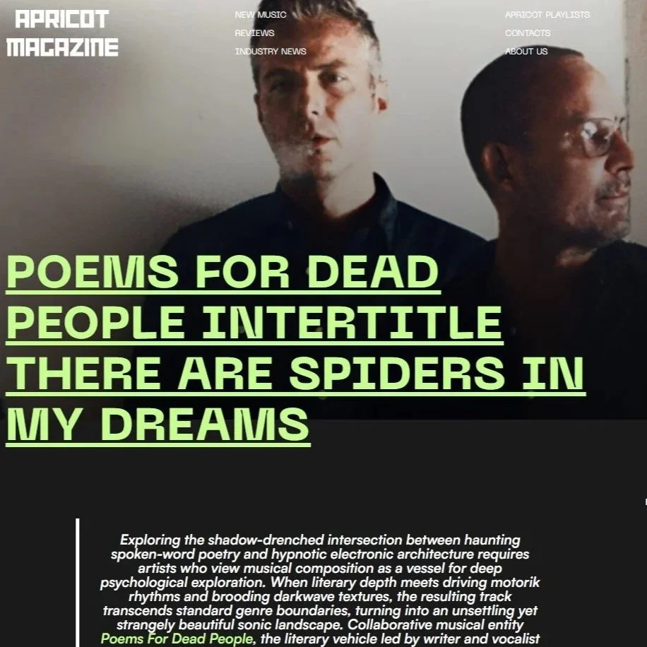Apricot Magazine Talks PFDP / Intertitle