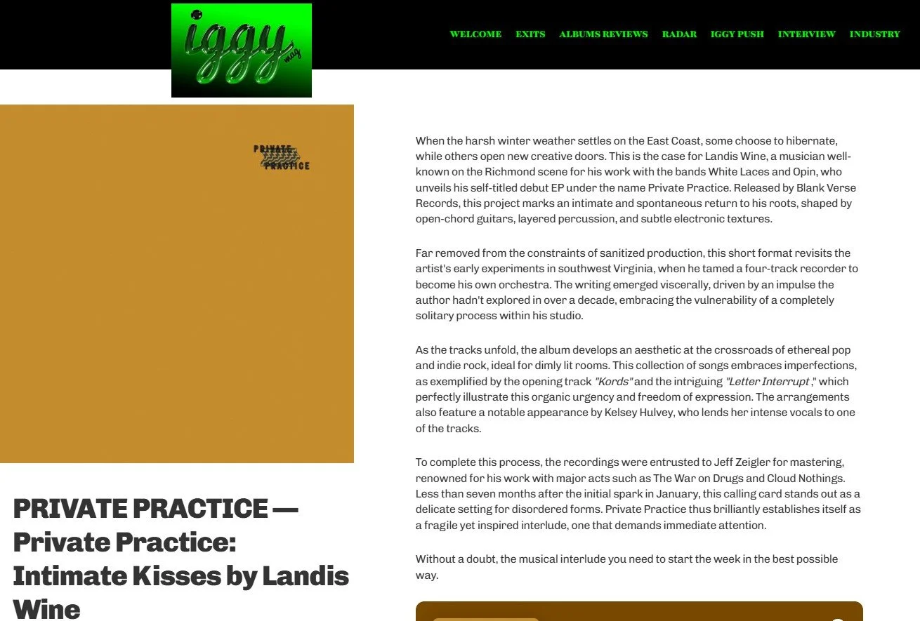 Iggy Magazine Reviews Private Practice