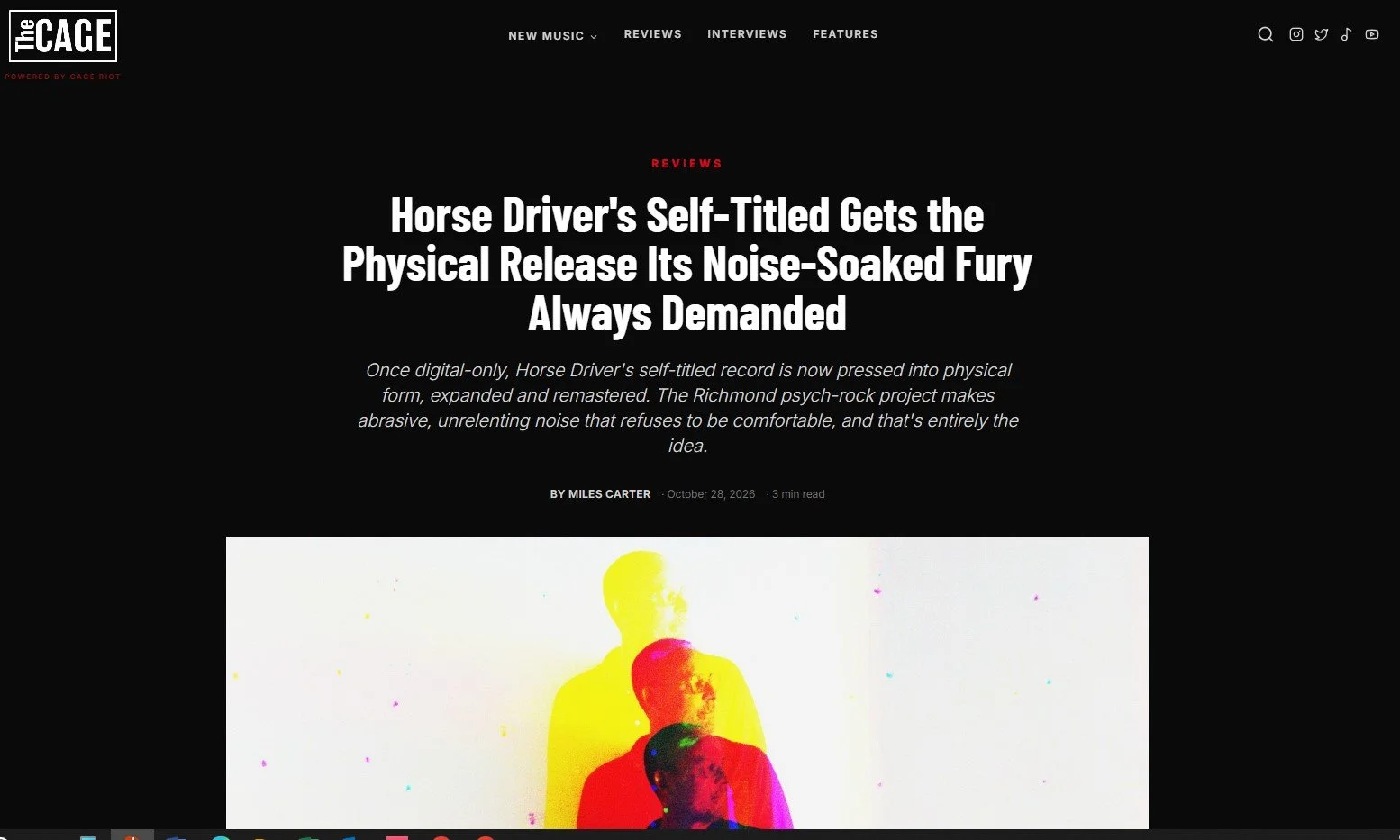 The Cage Reviews Horse Driver