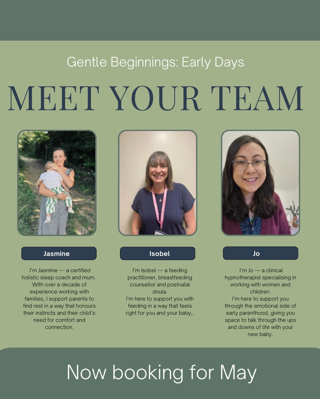 You don&rsquo;t need to have it all figured out to come along.

Gentle Beginnings: Early Days is a space to arrive as you are &mdash; whether things feel calm, overwhelming, or somewhere in between.

Each week, you&rsquo;ll be supported by a differen