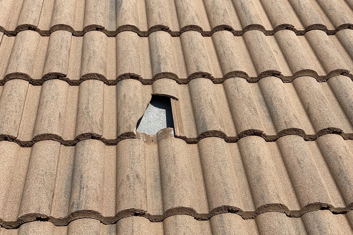 Bay Hill in Dr Phillips FL golf course community tile roof damage
