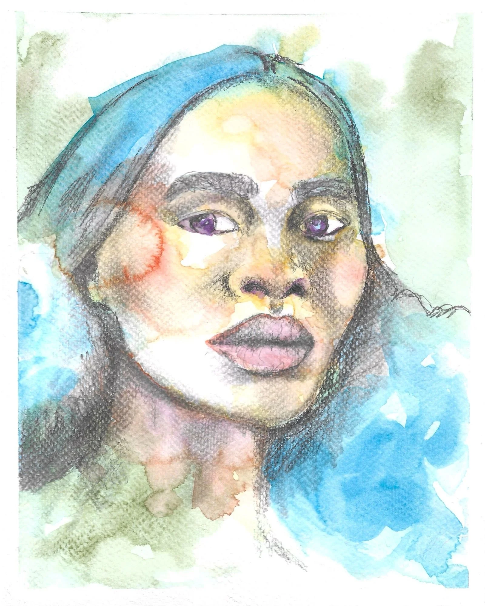 "More Blush" - 8x10in