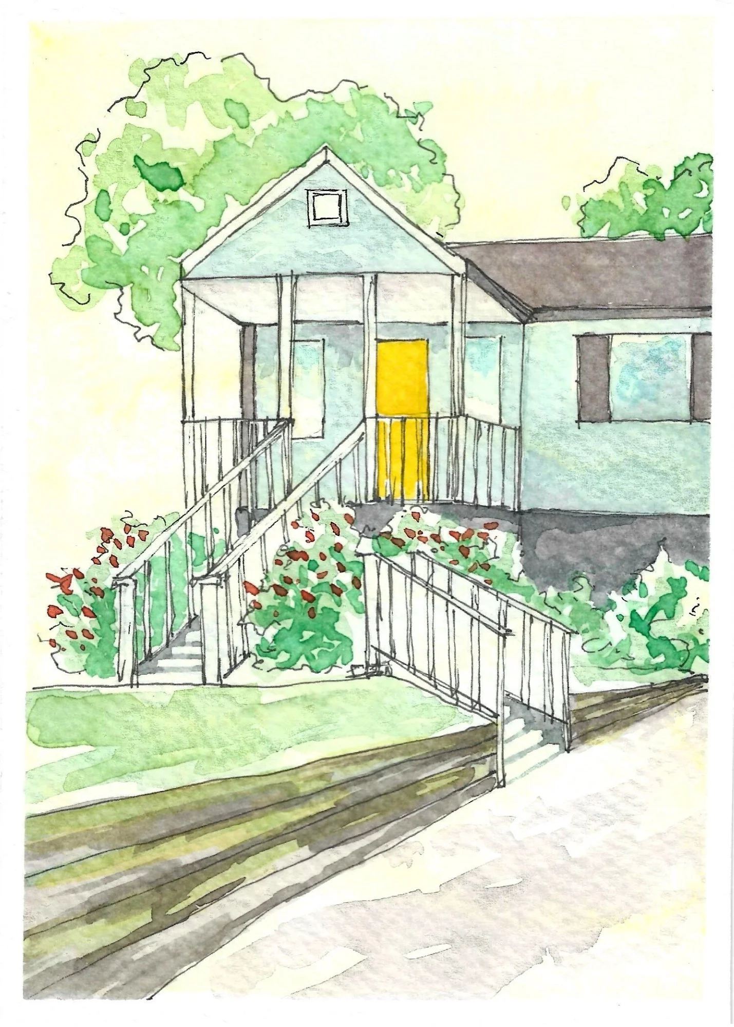 "Special Places" Commission - 5x7in