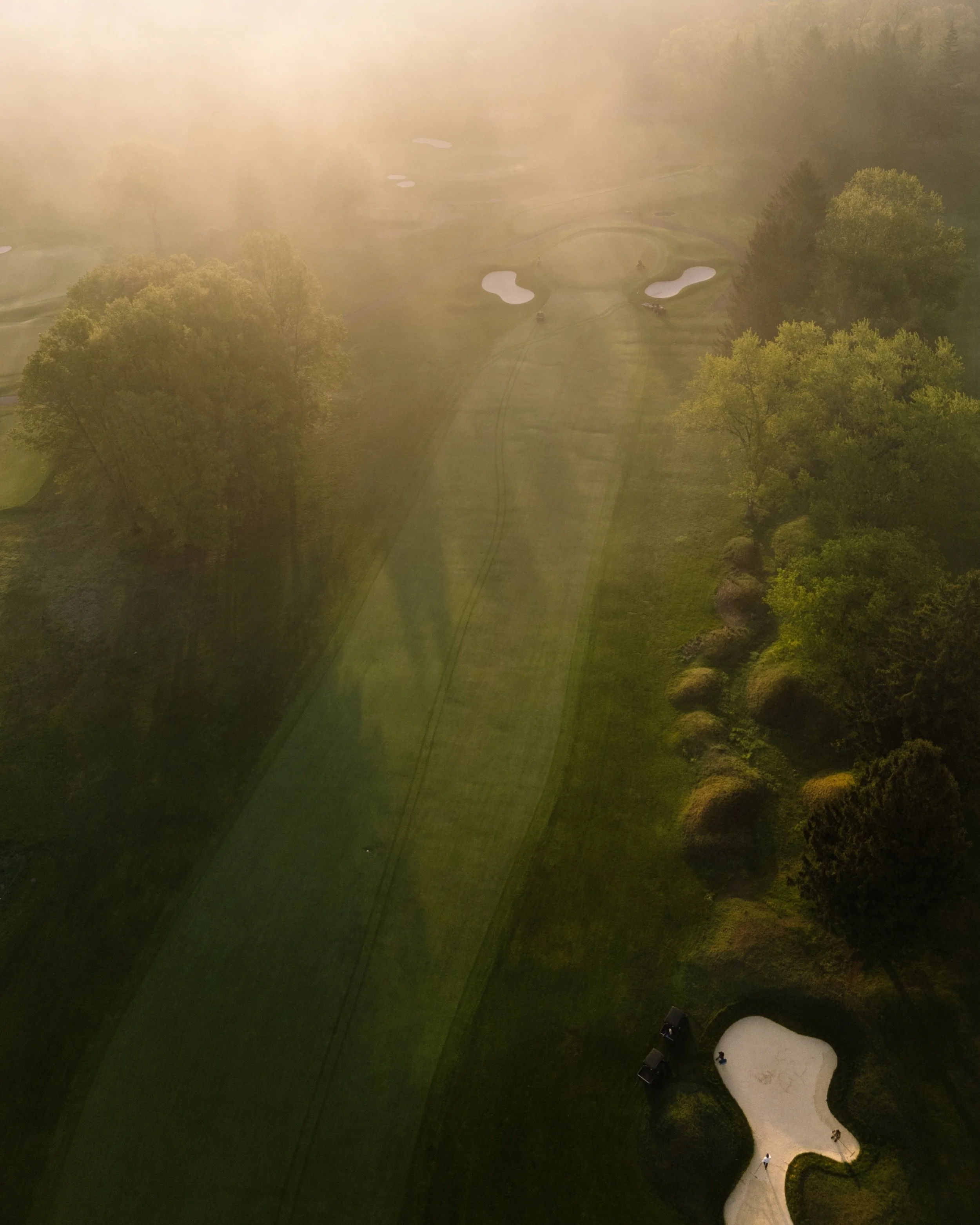 🟧&hellip; a little long weekend glow around the course this morning.

#lookoutpointcc