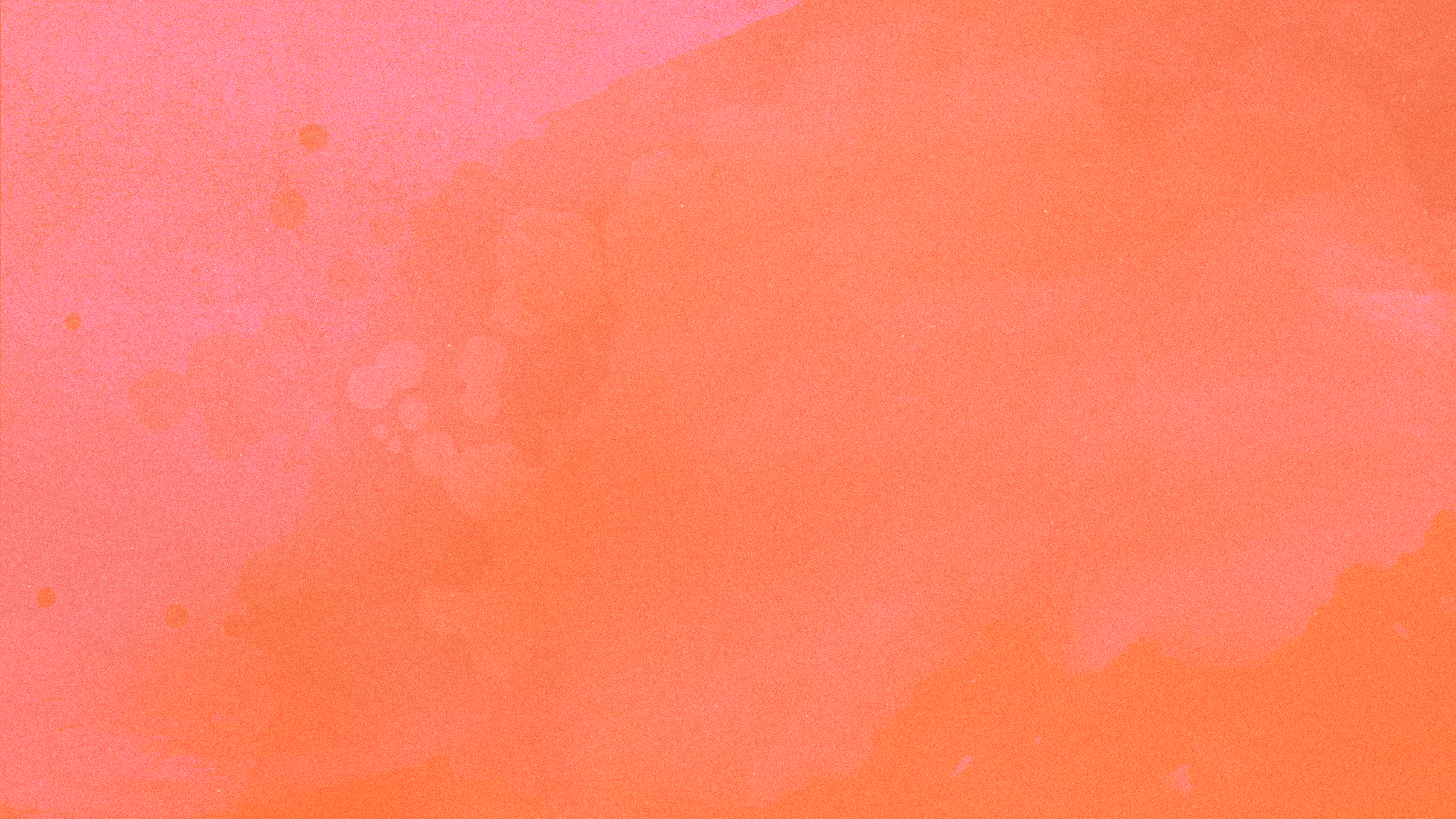 Abstract background with a mix of pink and orange watercolor textures.