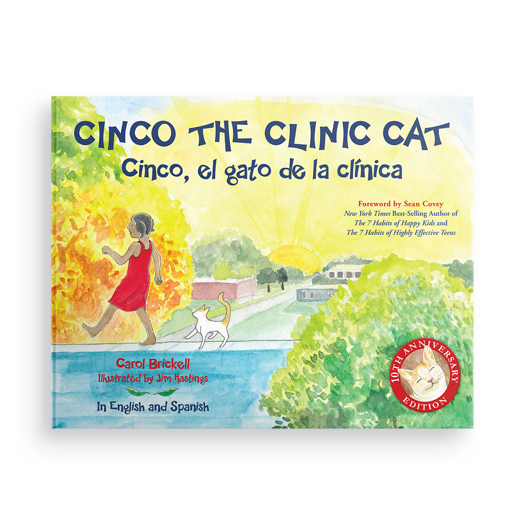 Cinco the Clinic Cat:  10th Anniversary Edition   (2nd Edition, Bilingual edition)