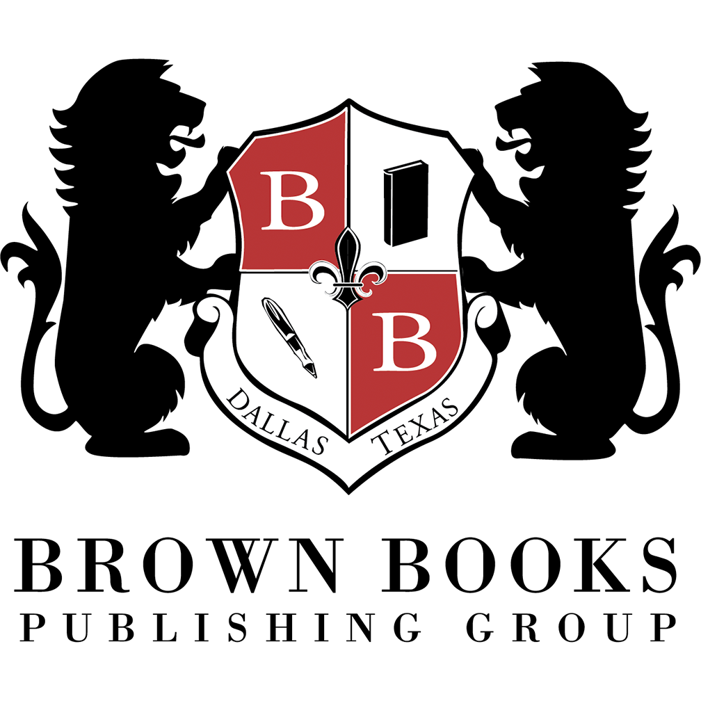 A black background featuring a crest with two red and white shield sections divided diagonally, each with a white letter 'B'. The crest has a fleur-de-lis at the center, with a black book and a black pen in the top right and bottom left sections, respectively. Below the crest is a white banner with the text 'DALLAS TEXAS'.
