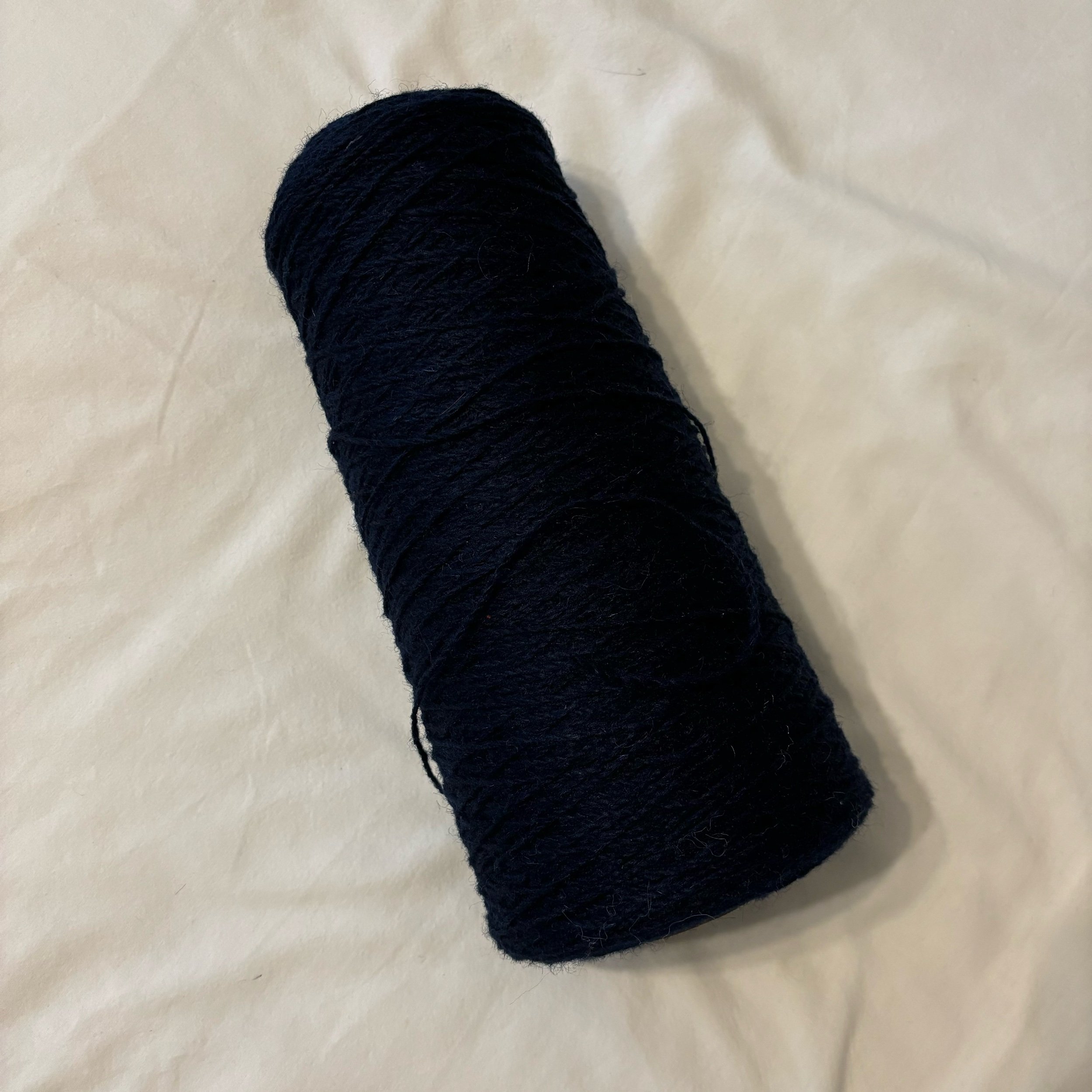 Navy yarn cone