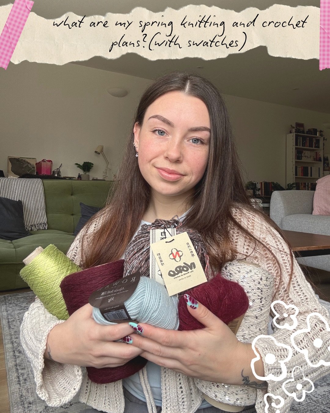 Spring knitting plans 🌷💞 (video up on YouTube !!) 

#knit #knittingplans #spring #knitting #knitter