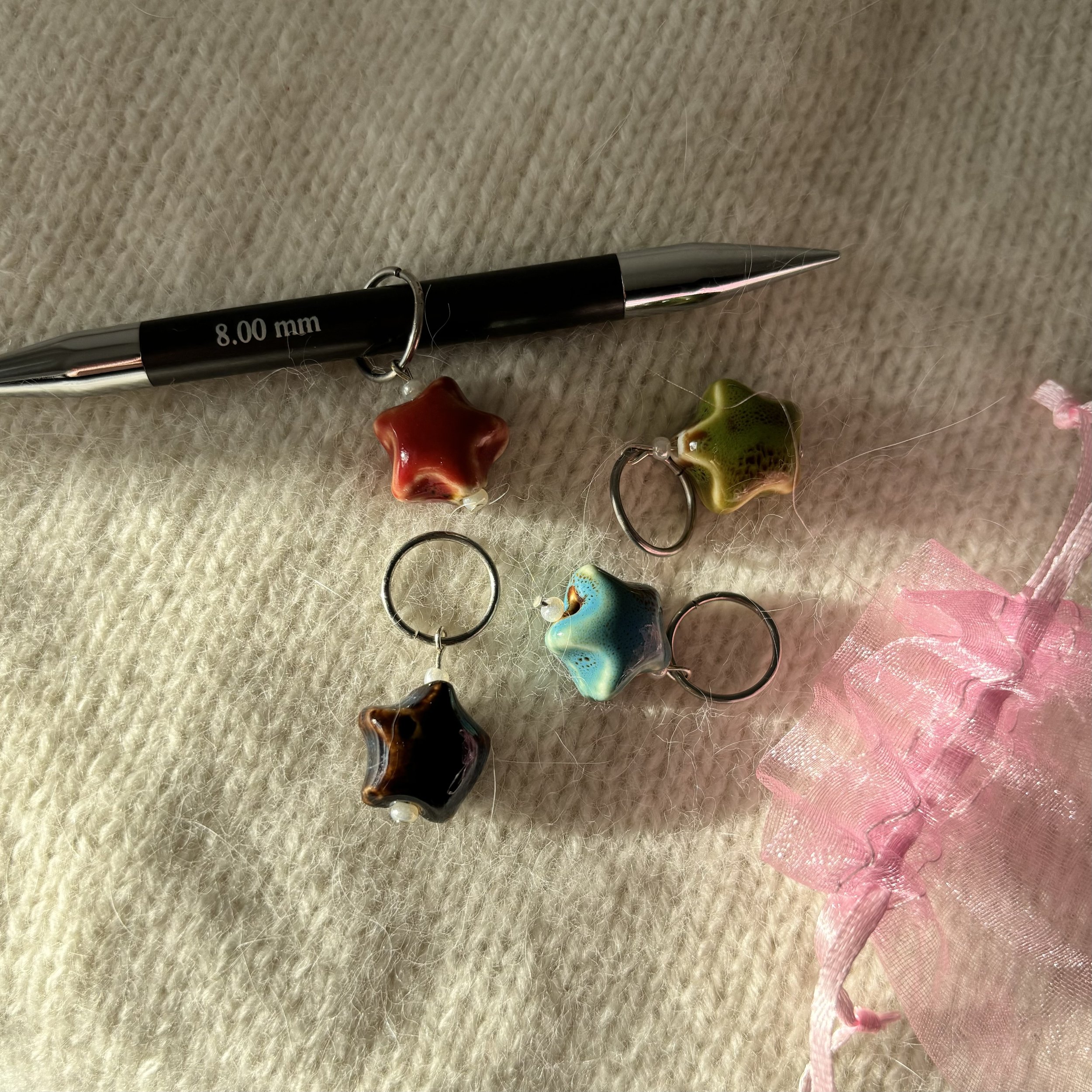 large stitch marker (set of 4)