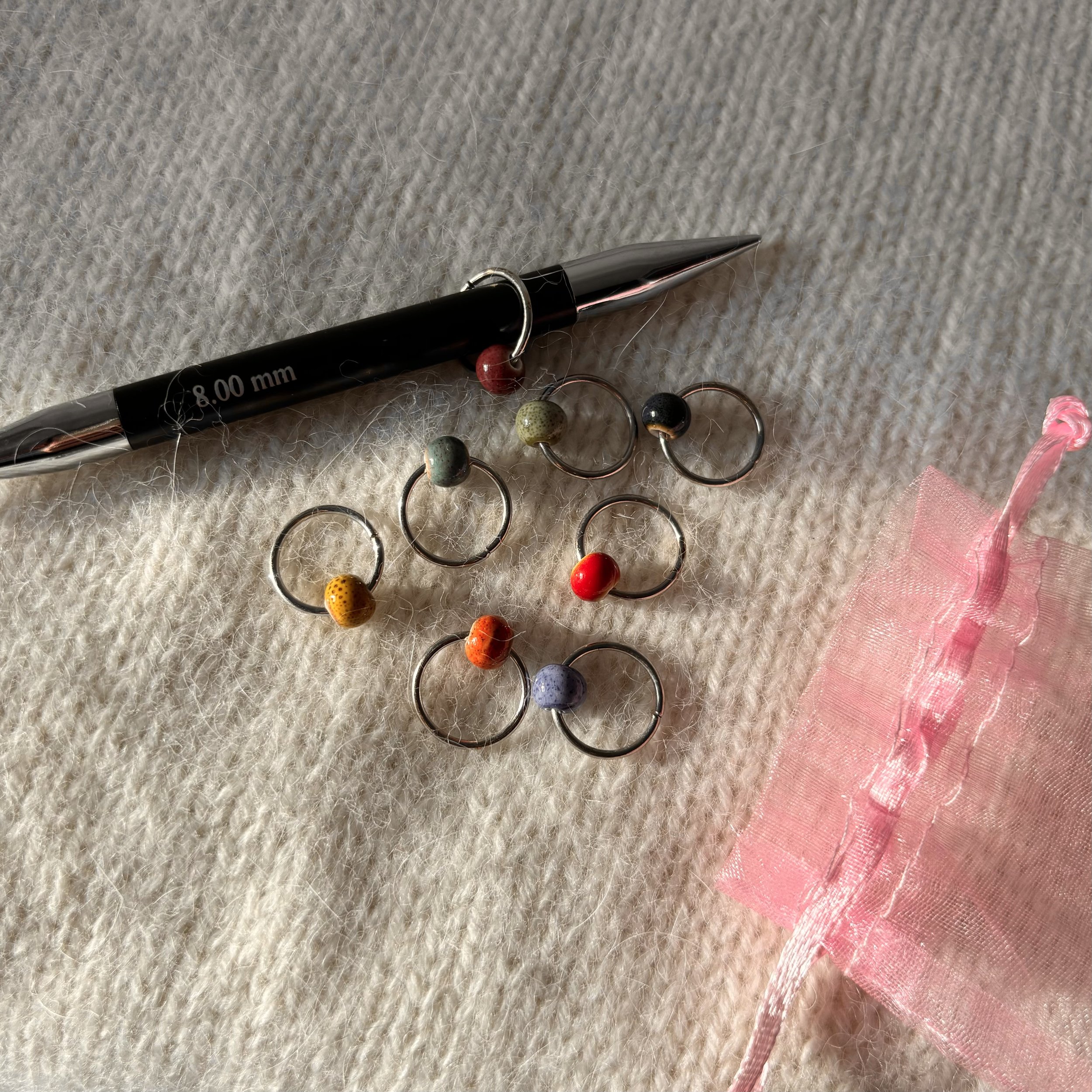 large stitch marker (set of 8)