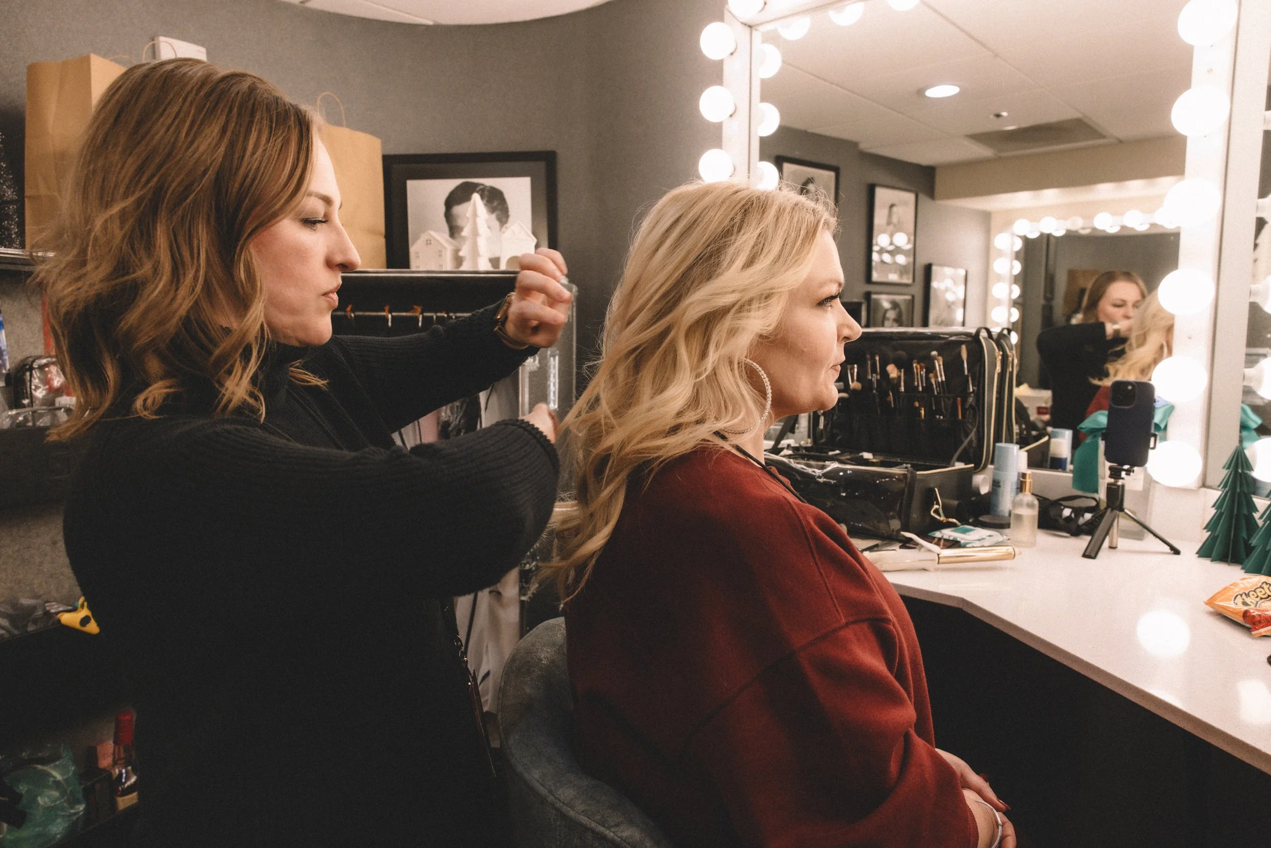 Laura Cooksey, backstage at the Ryman Auditorium - Photo by Eva Drennan - Hair: Kara Gaylor