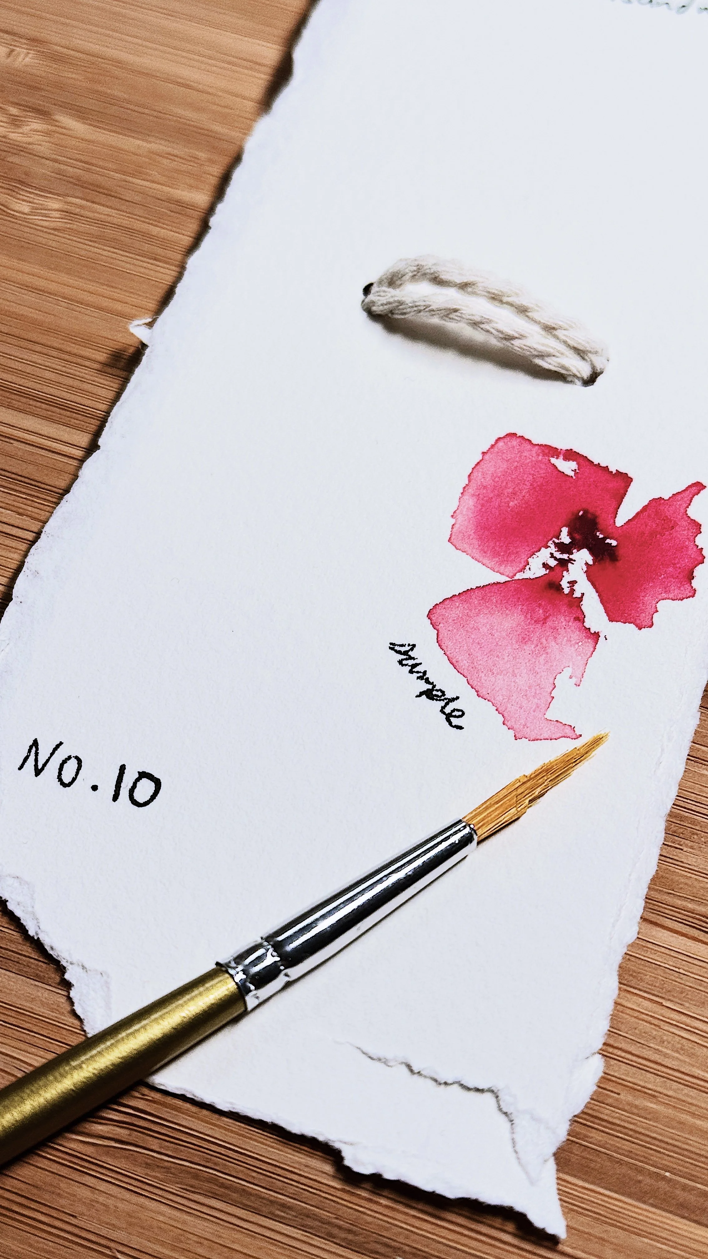 Piqué Brush No. 10 - Detail