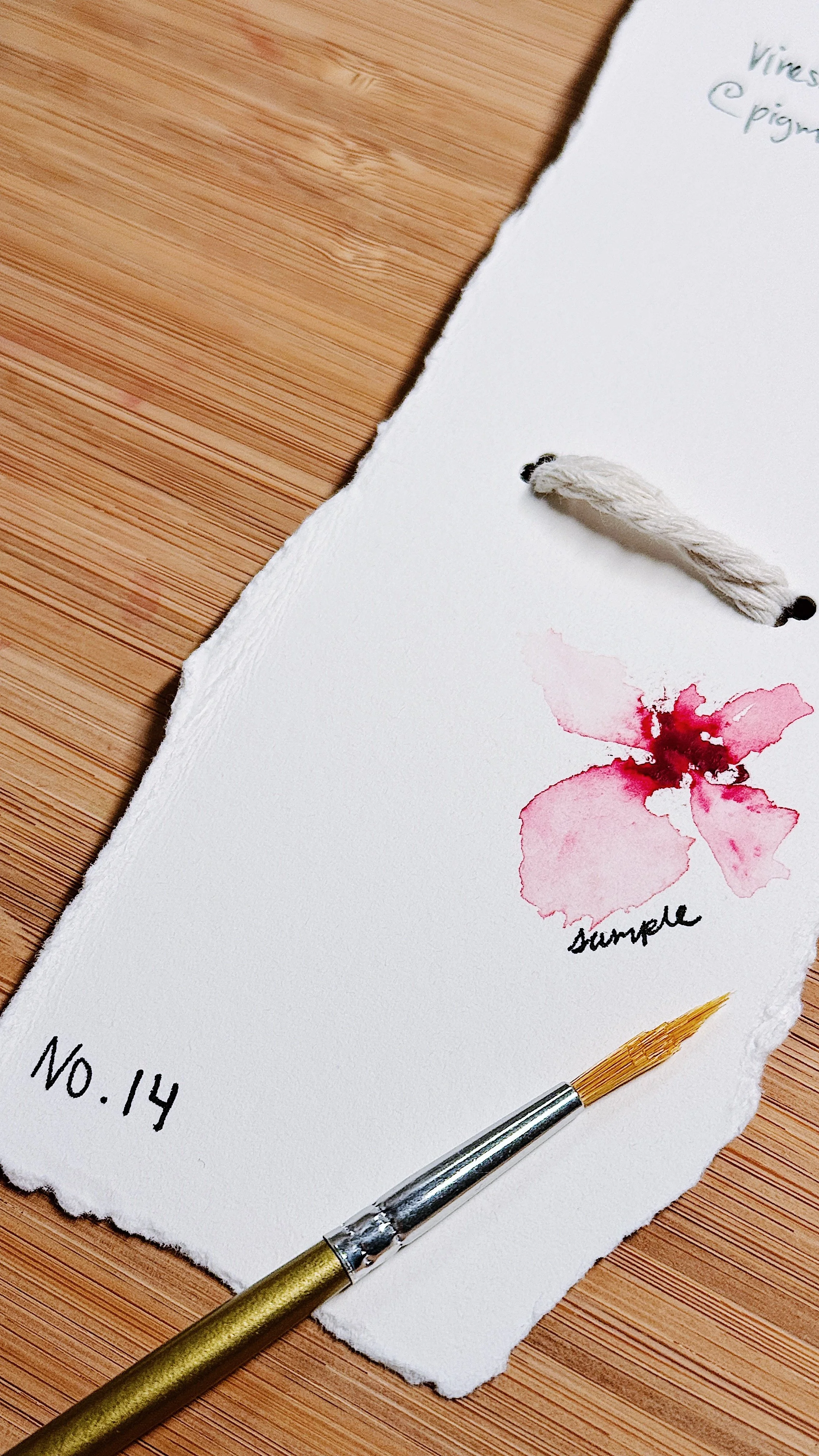 Piqué Brush No. 14 - Detail