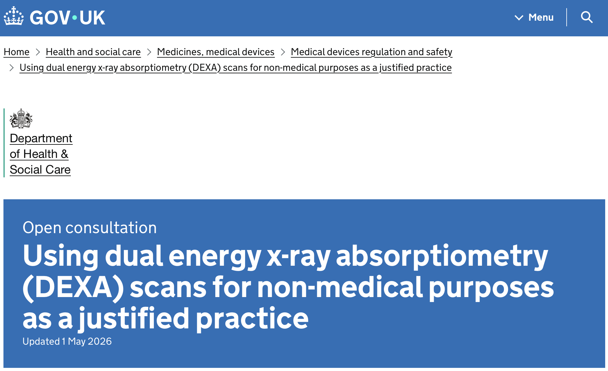 Government Cracks Down on Non-Medical DEXA Scans &amp; What It Means for Athletes
