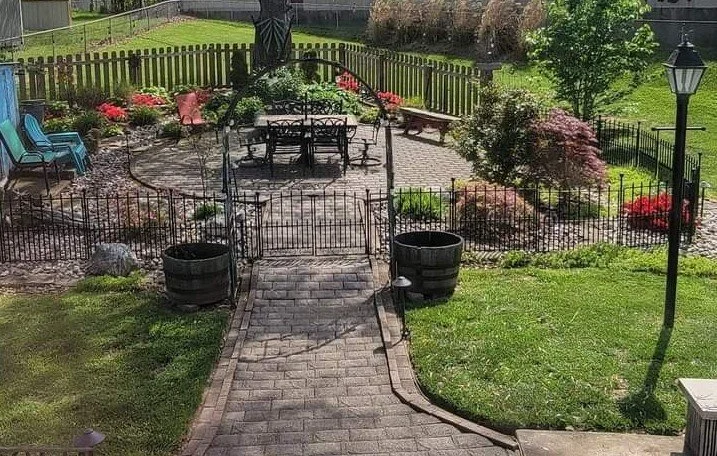 backyard enclosed patio