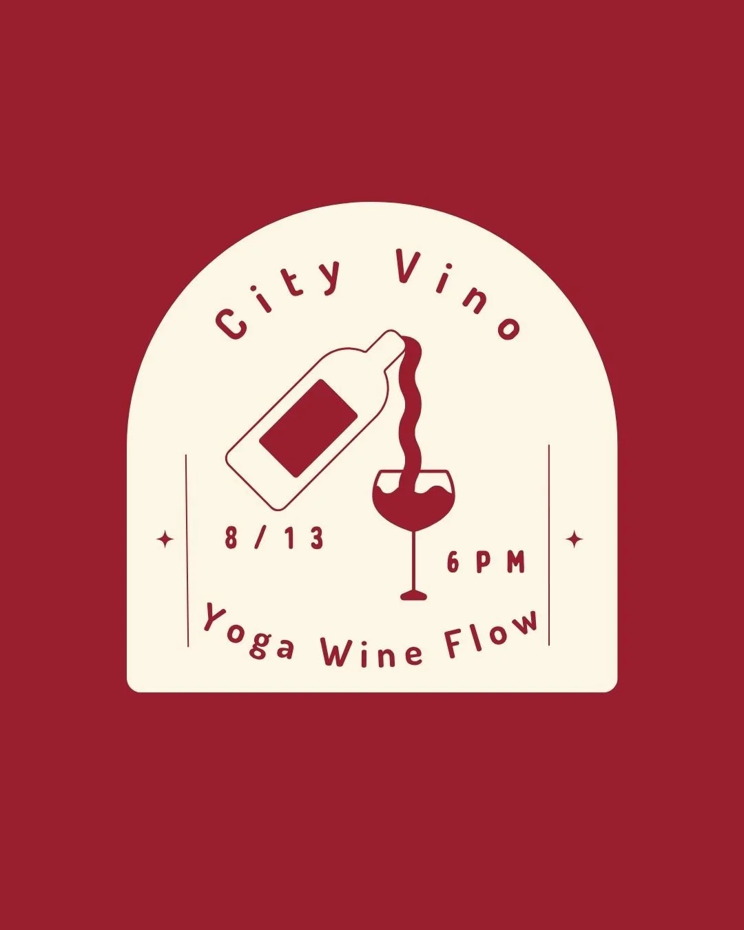 Wine & Flow - Fxbg Yoga at City Vino