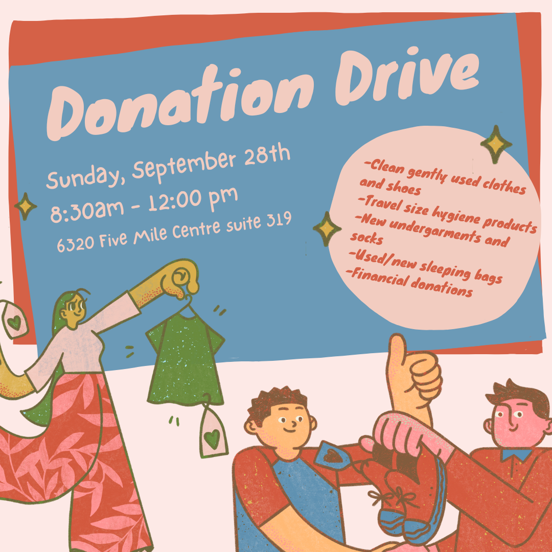 Be the change, come donate!