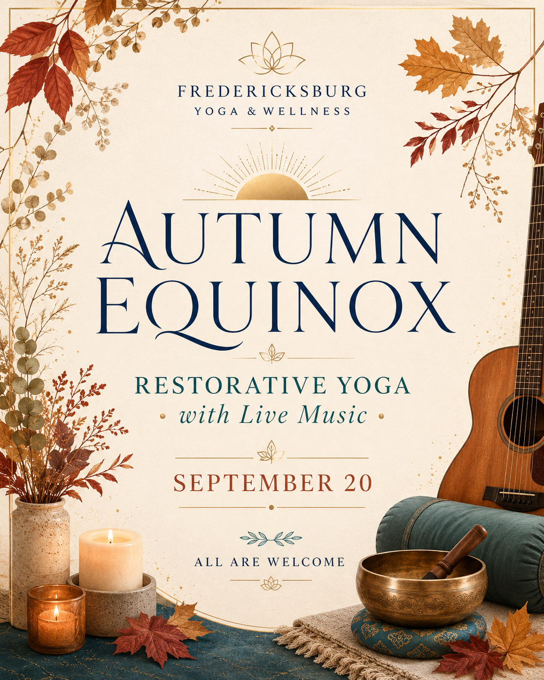 Autumn Equinox, Restorative Yoga with Live Music
