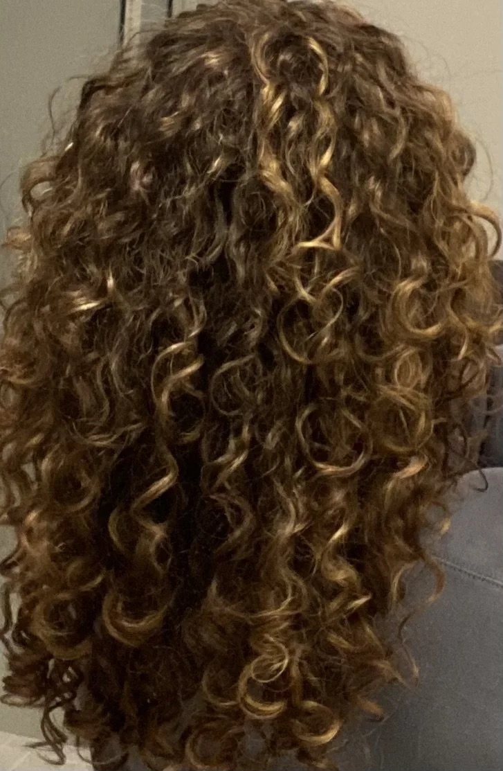 Highlighted Curly hair