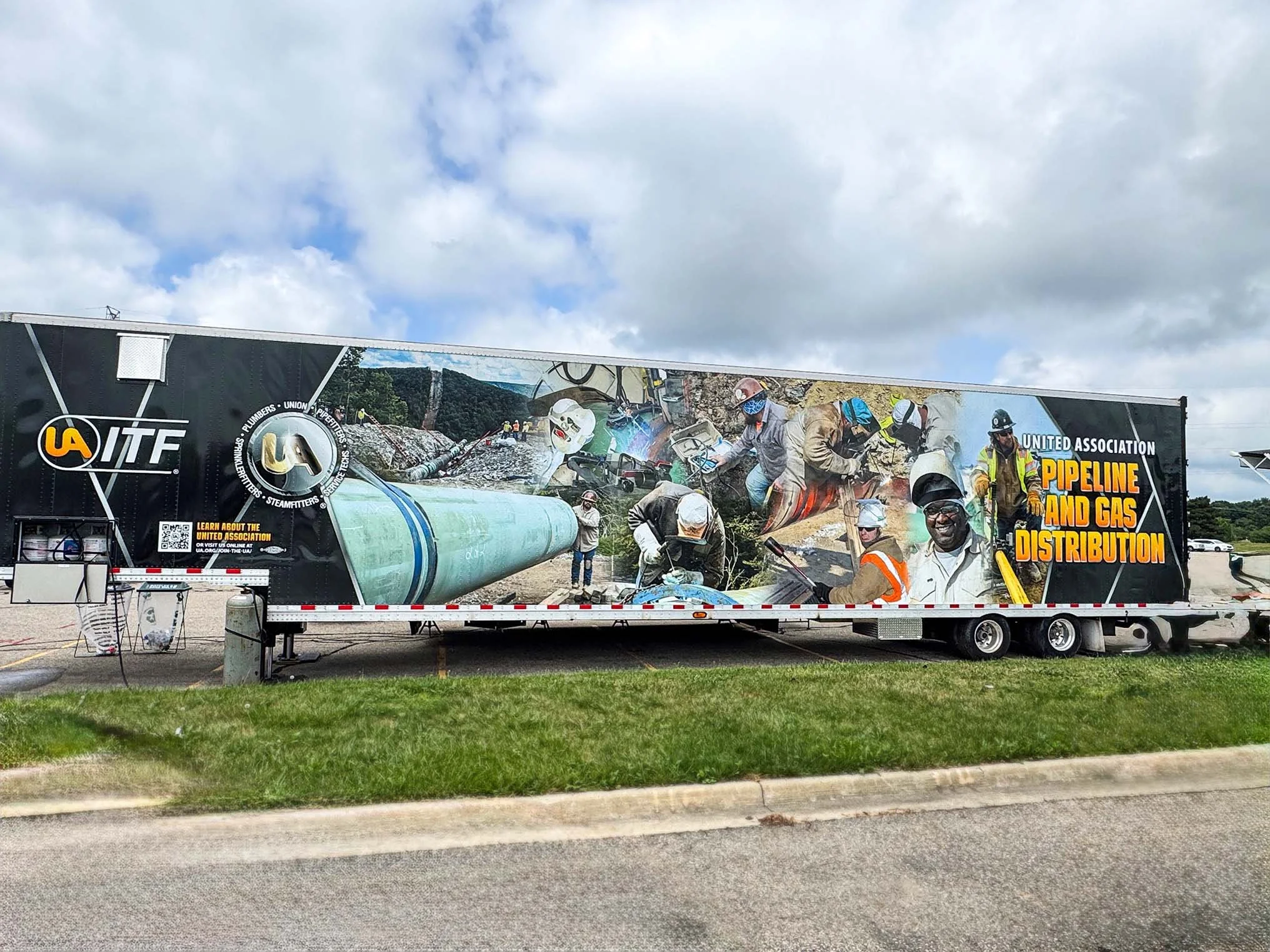 UA Gas Distrabution Trailer Wrap