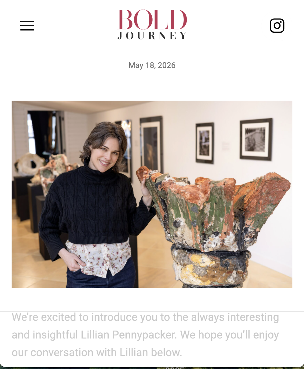 May 2026 - artist Interview. For full article click image.
