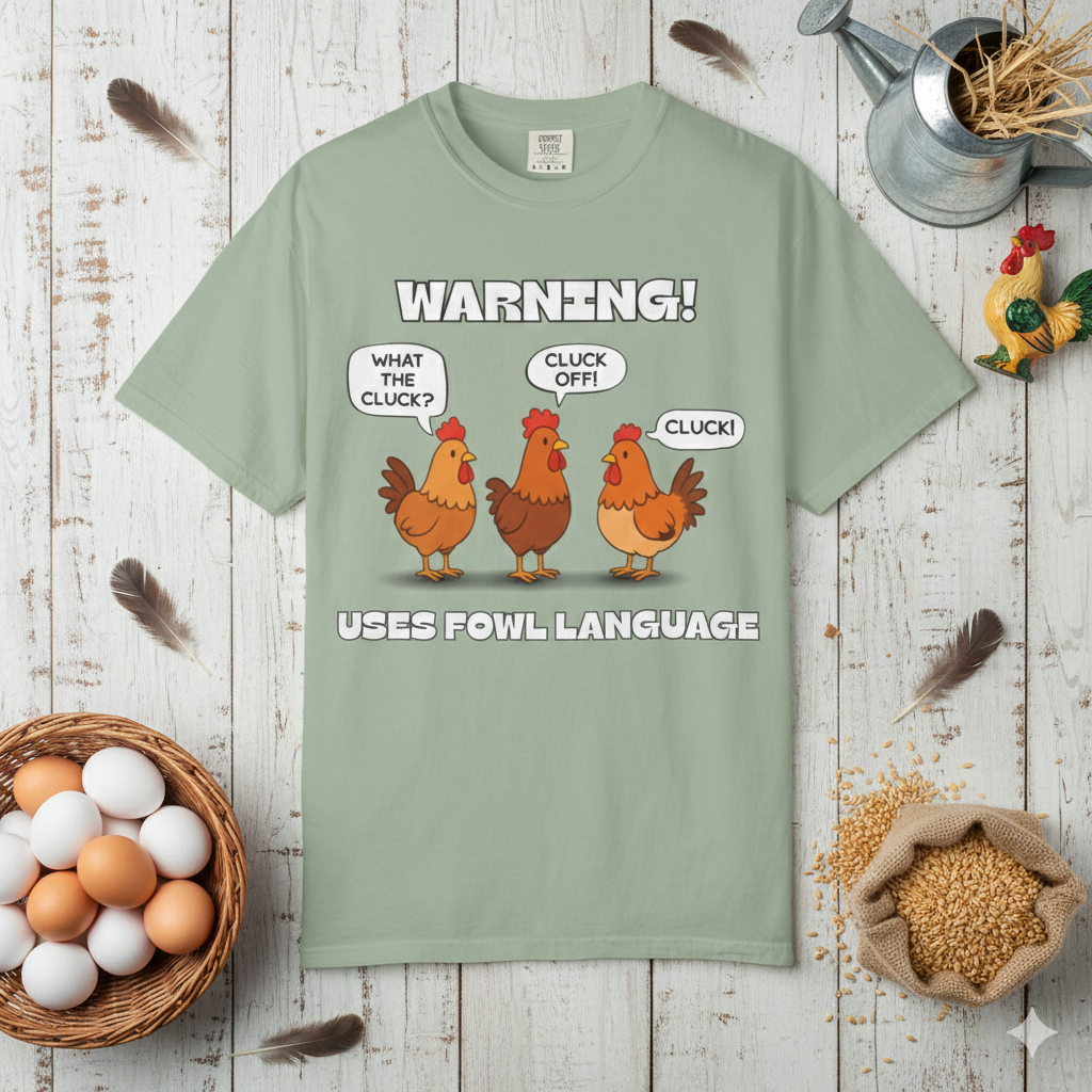 Fowl Language Funny Chicken T-shirt