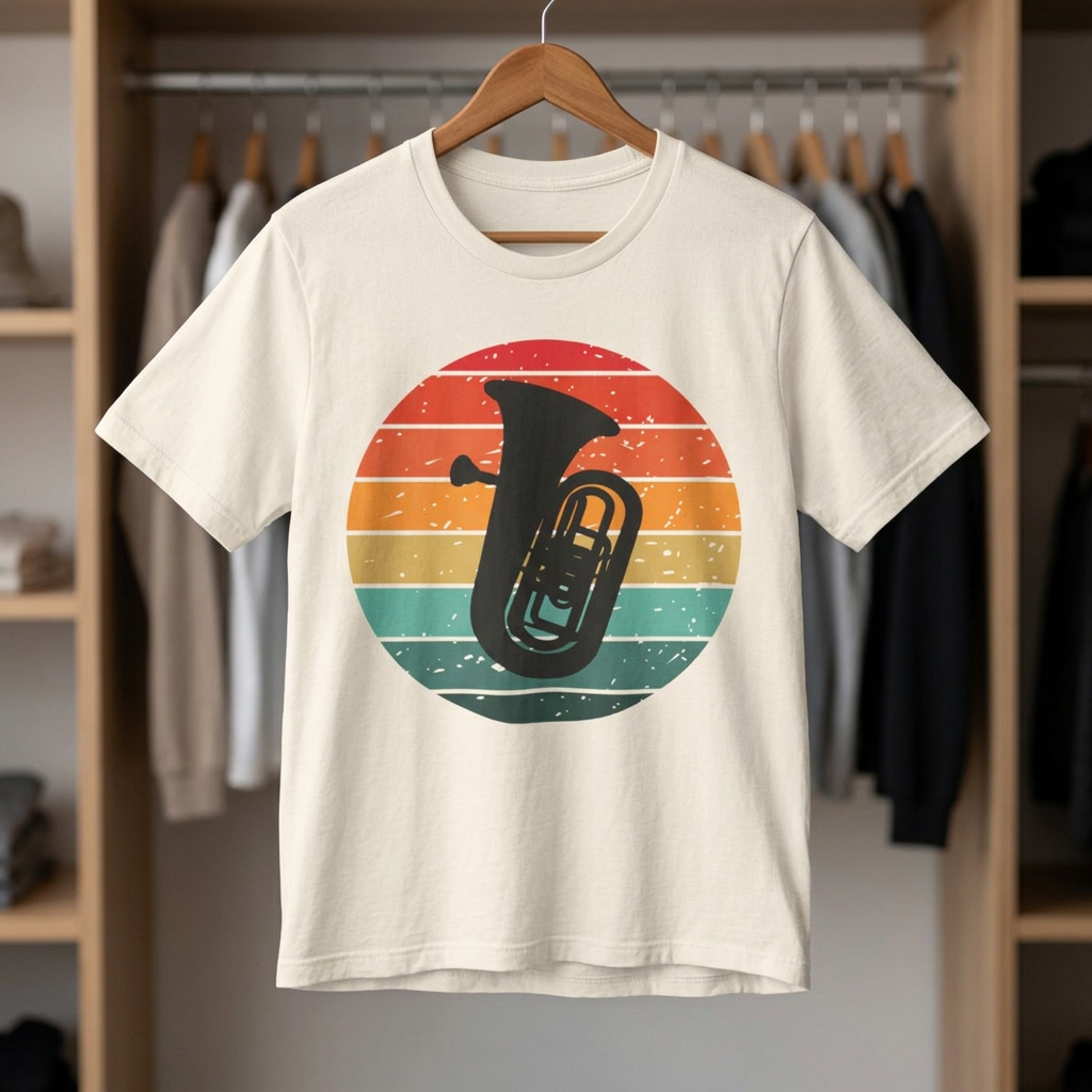 Retro Tuba Graphic Tee