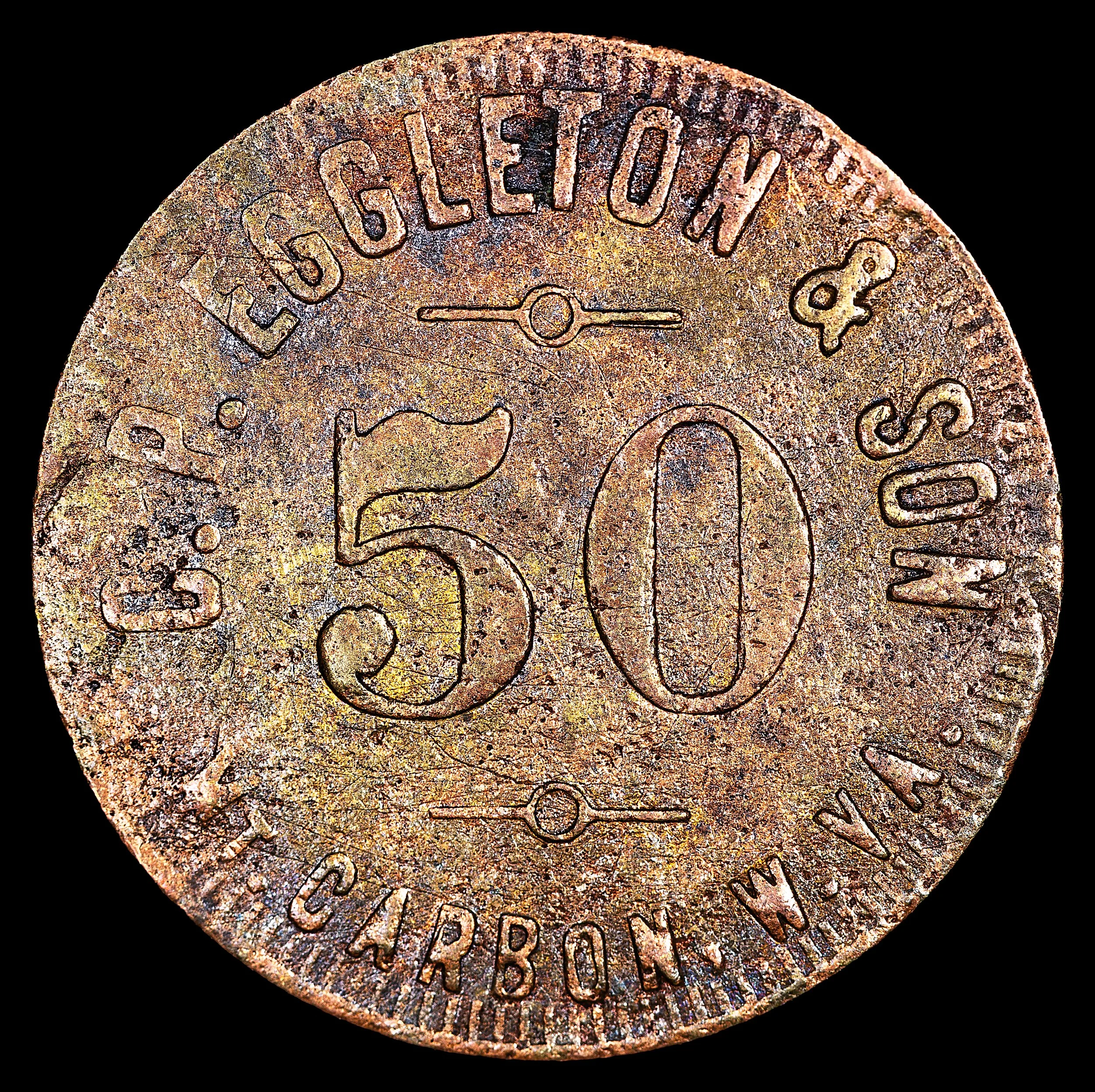 CP Eggleton & Son 50c obv.jpg