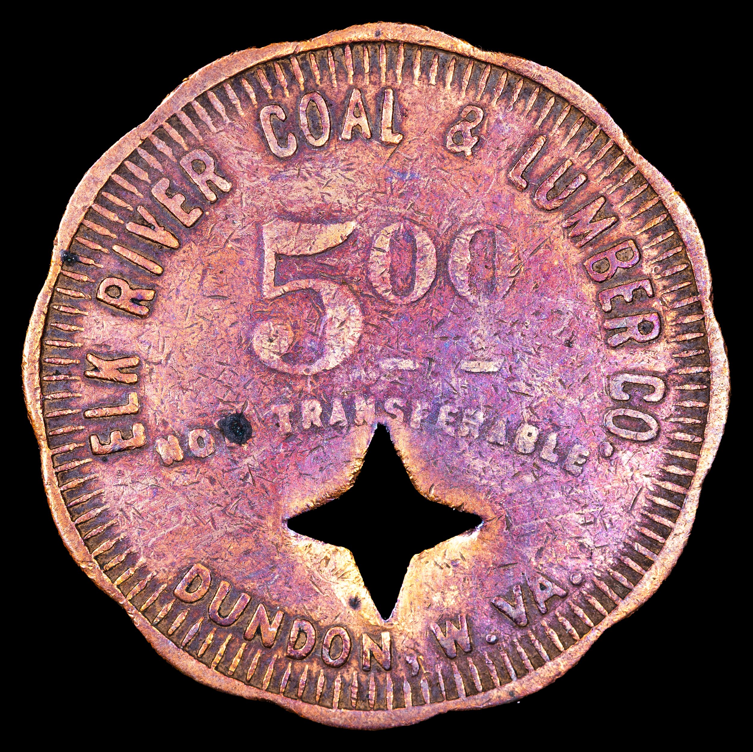 Elk River Coal & Lumber Co 500c obv.jpg