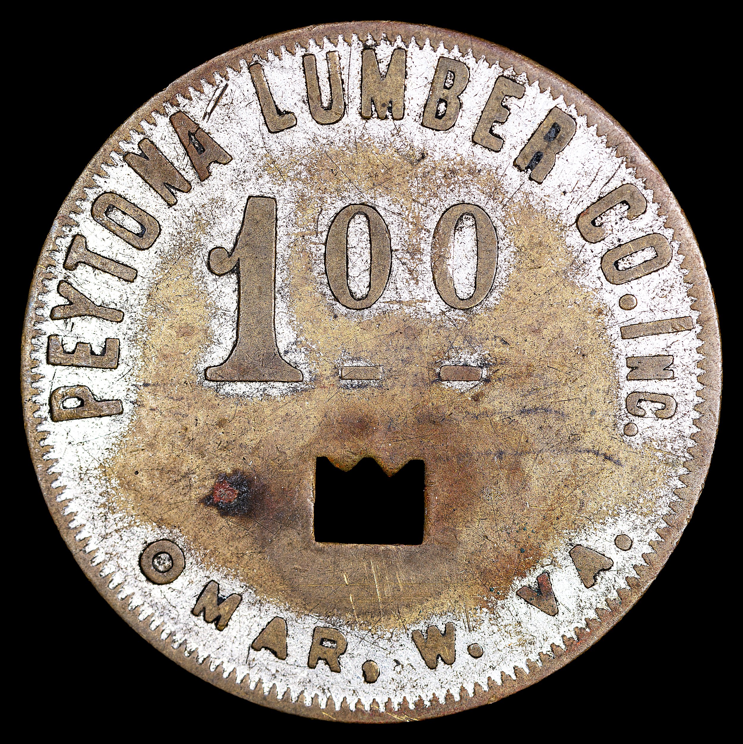 Peytona Lumber Co Inc 100c obv.jpg