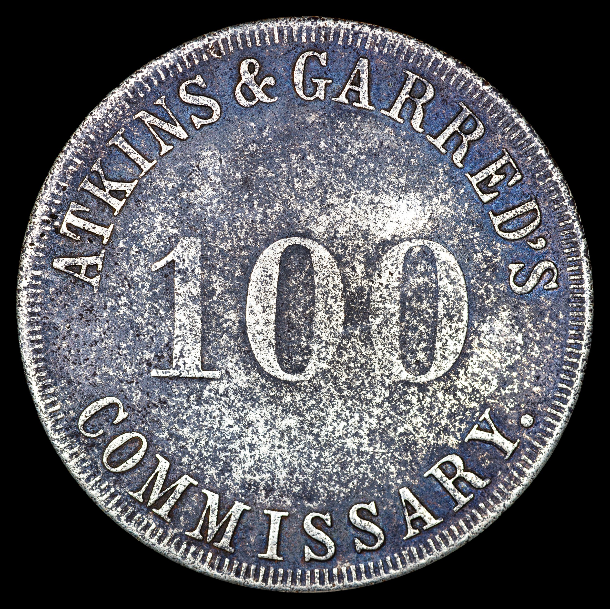 Atkins & Garreds Commissary 100c obv.jpg