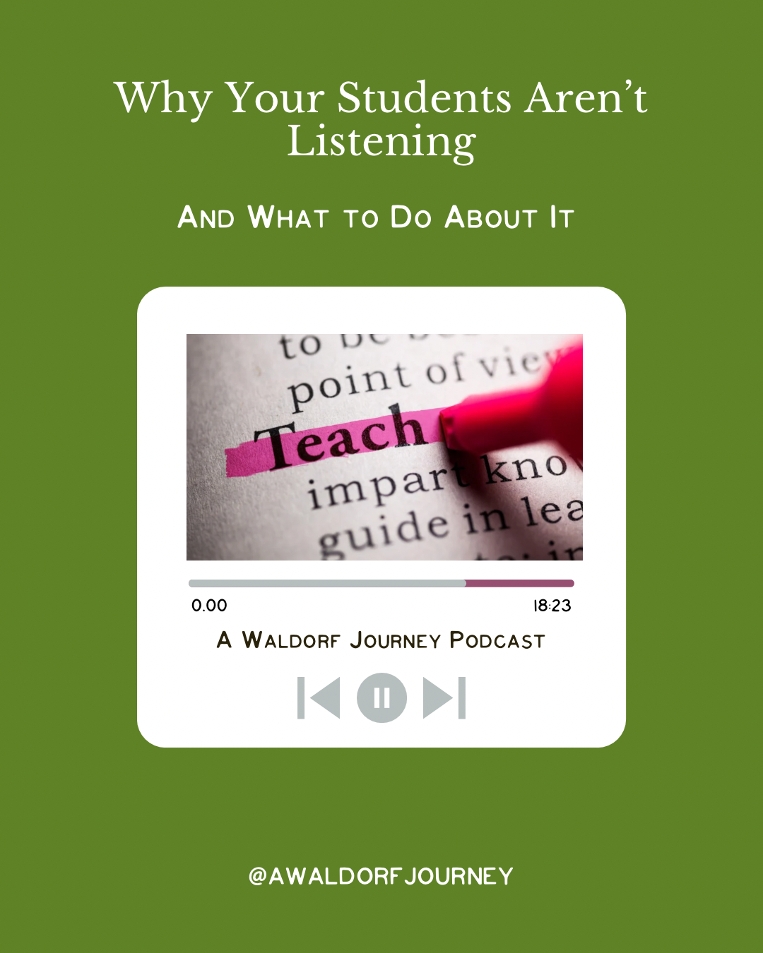 Why Your Students Aren’t Listening—and What to Do About It