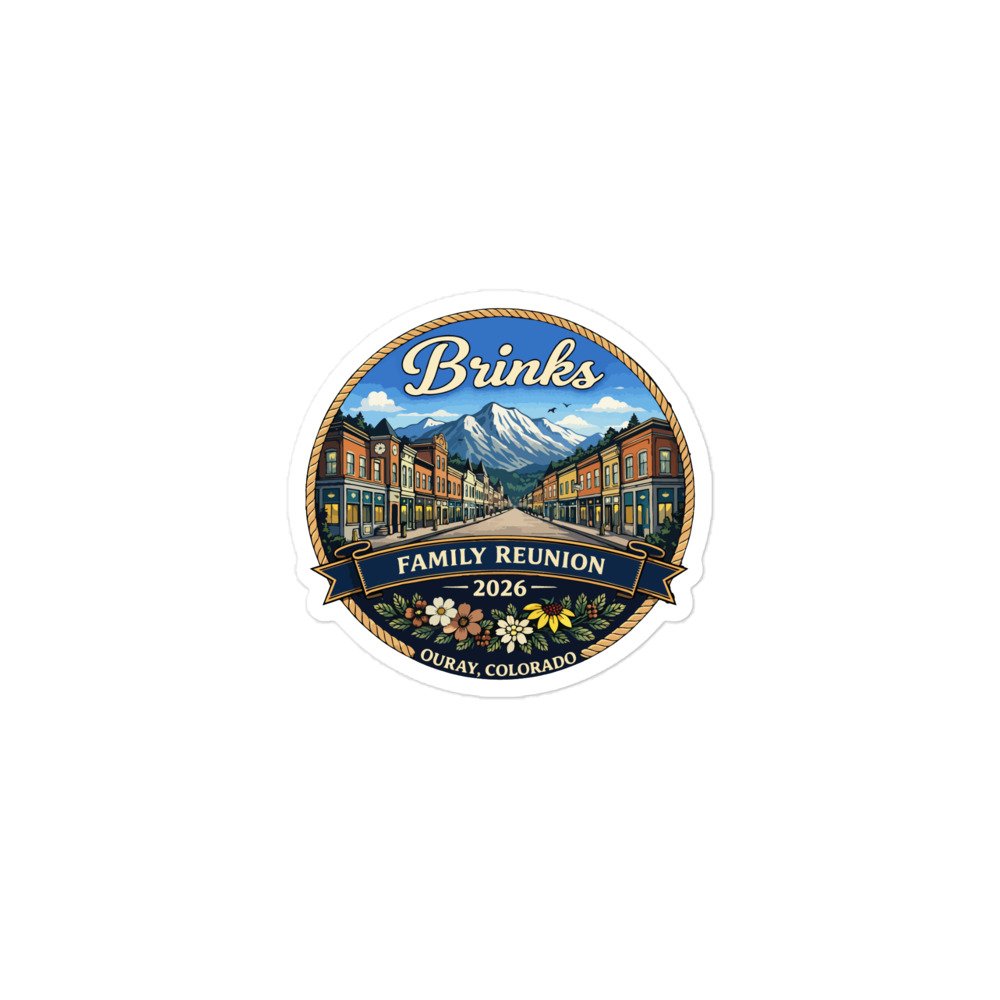 Family Reunion Stickers - Ouray