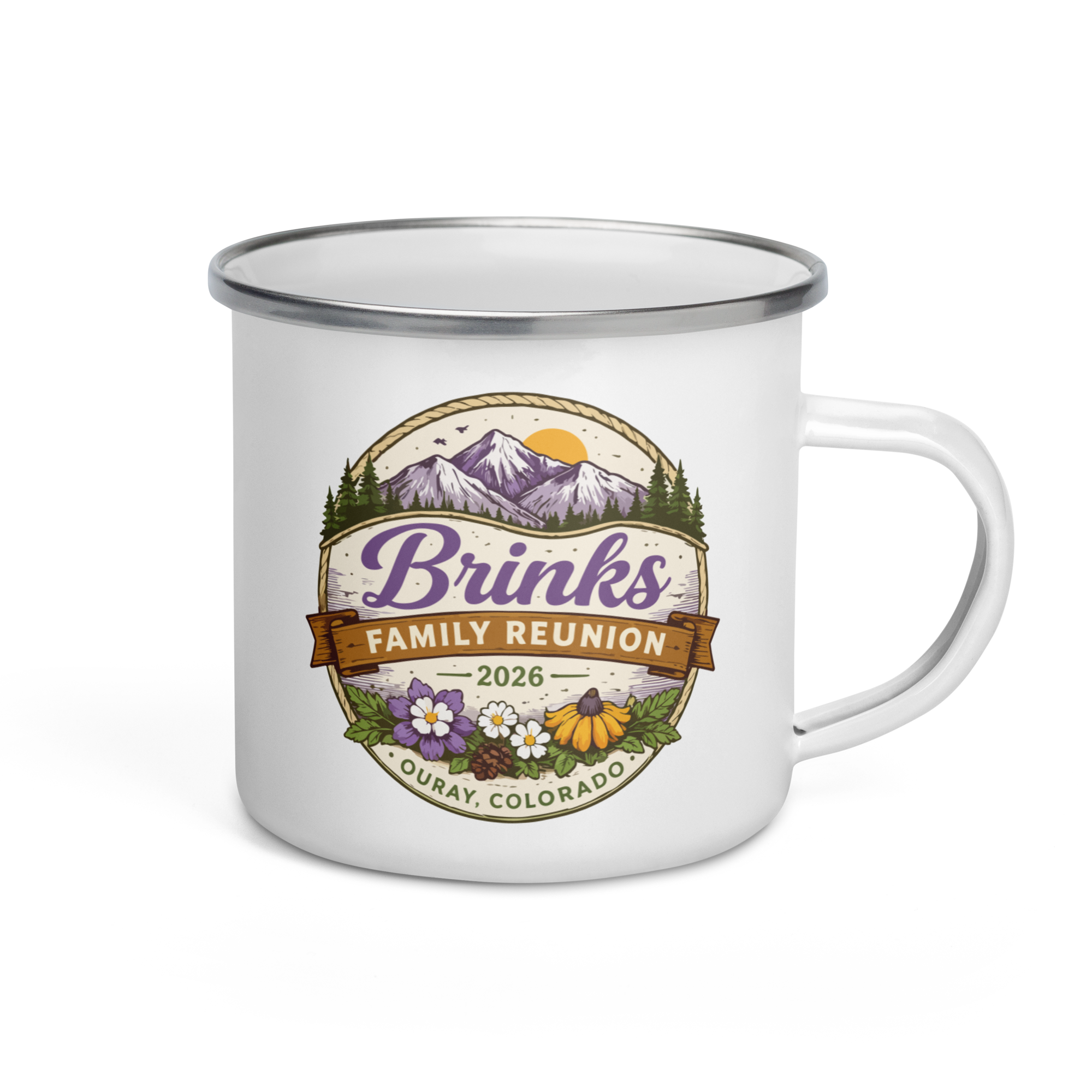 Enamel Mug - Rope