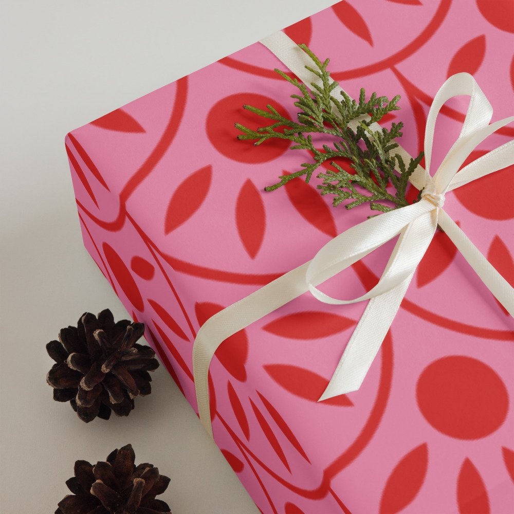 Wrapping Paper Sheets - Pink