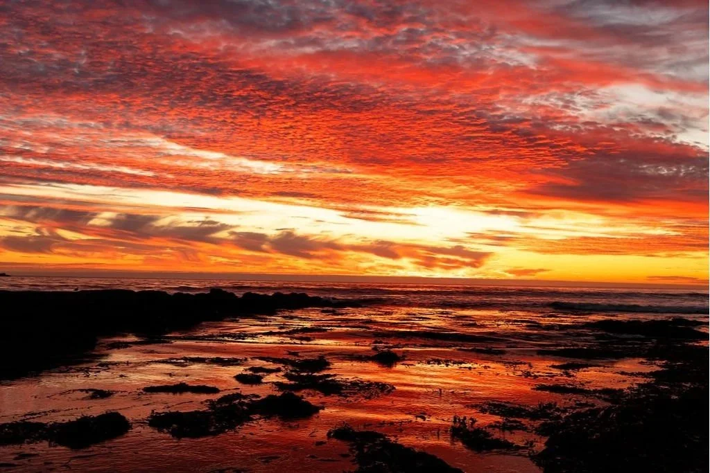 Sunset in Shell Beach 