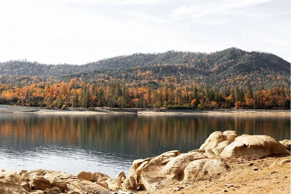 Bass Lake in the Fall 