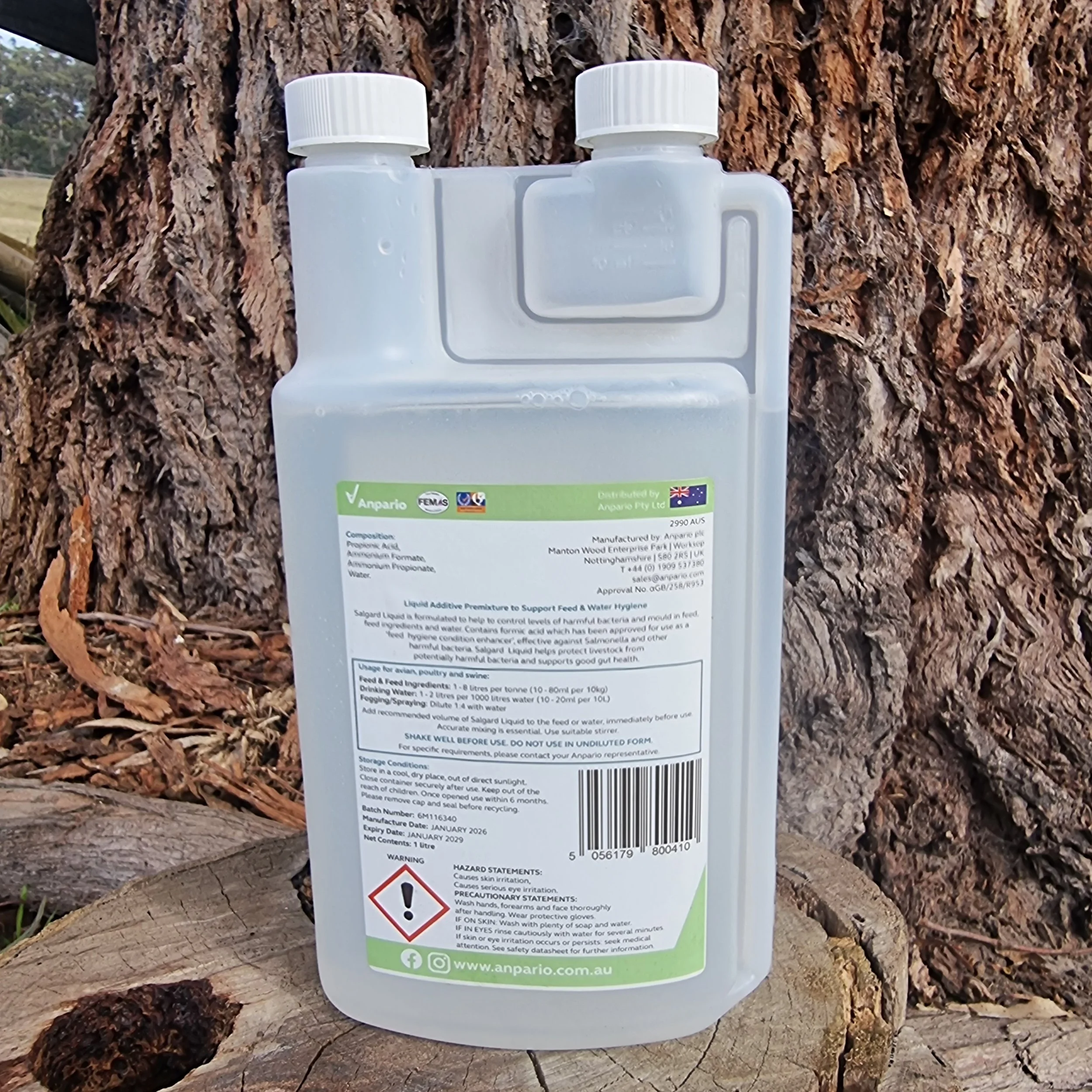Salgard Liquid back