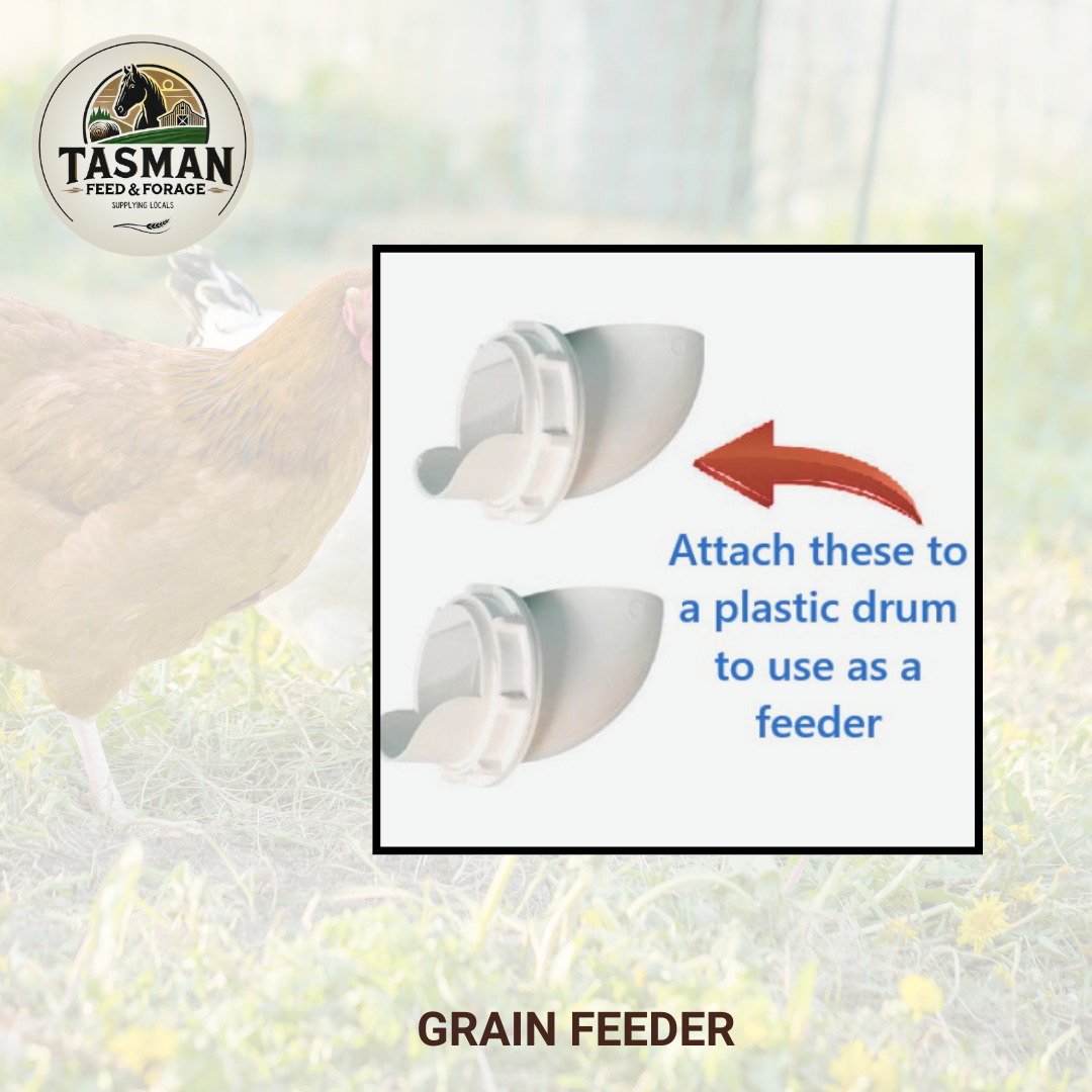Chicken Feeding Spout 75mm Twin Pack