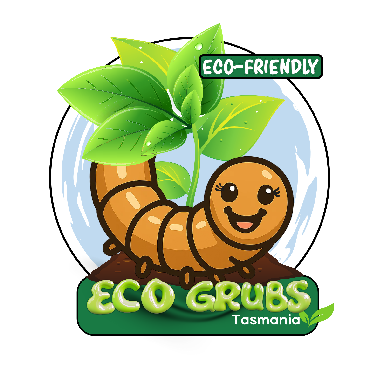 ECO GRUBS Tasmania logo