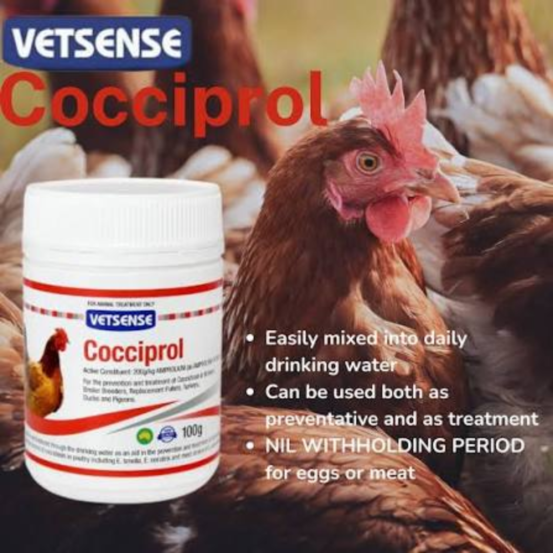 Vetsense Cocciprol for Chickens and Poultry