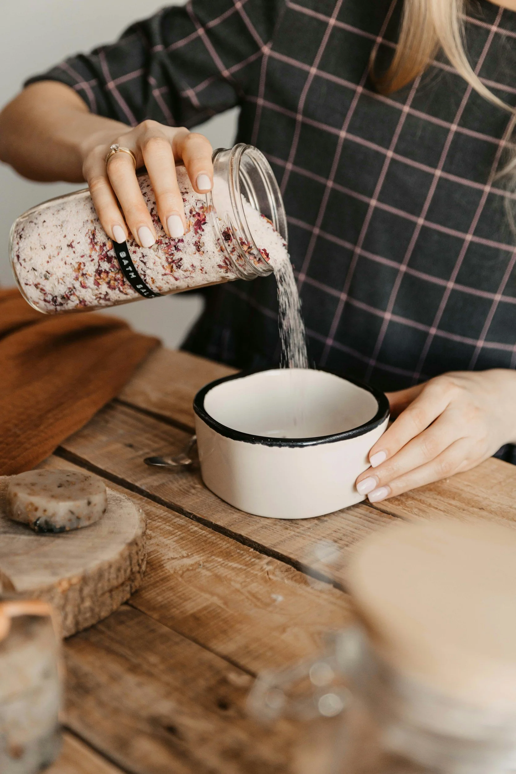 how to blend bath salts, a natural night time routine, corporate workshop