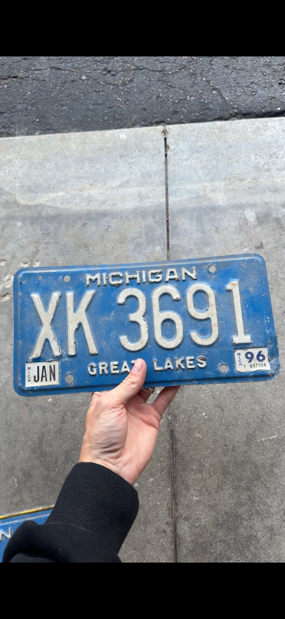 Vintage License Plate Catch All