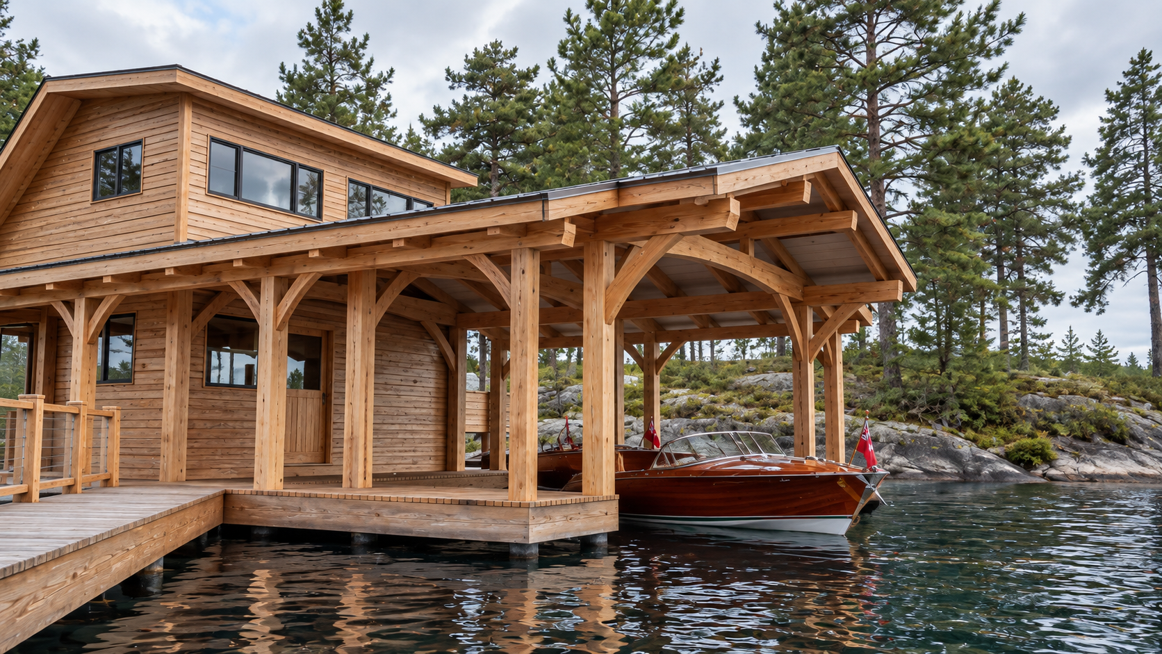 Rustic Lakeside Boathouse with Classic Runabouts (1).png