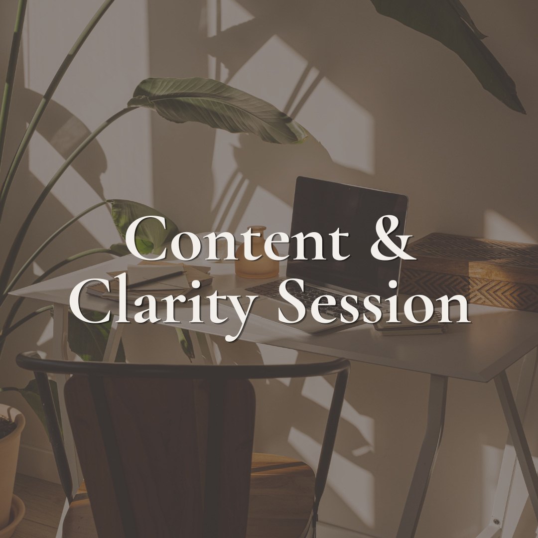 Content & Clarity Session