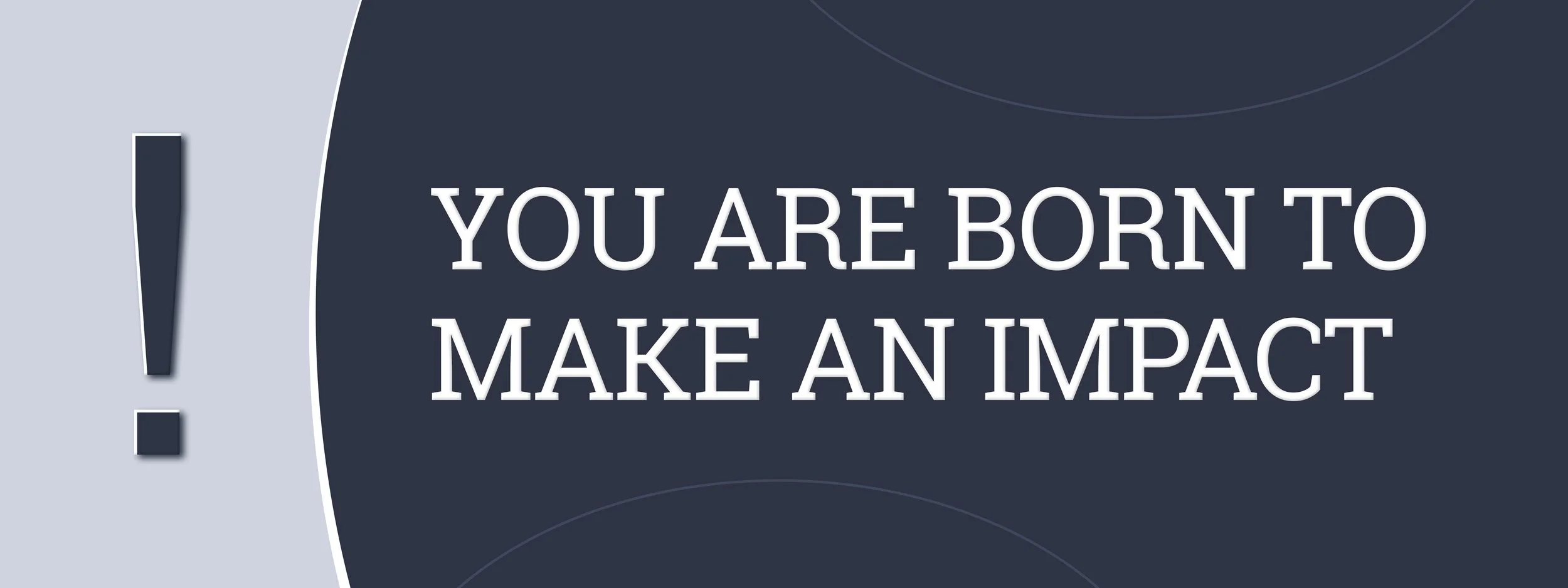 Motivational quote graphic reading “You are born to make an impact,” reflecting Joanna L. Cox Counselling & Consulting’s focus on creating ripples of kindness and community impact.