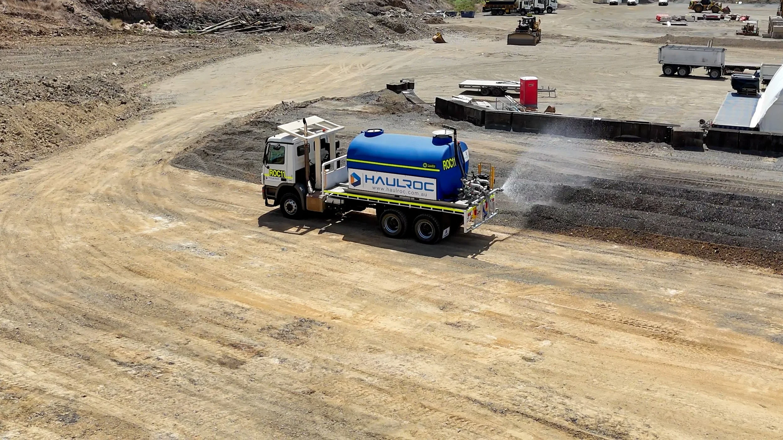 Mercedes-Benz Actros 15kL Water Truck operating in the Bowen Basin